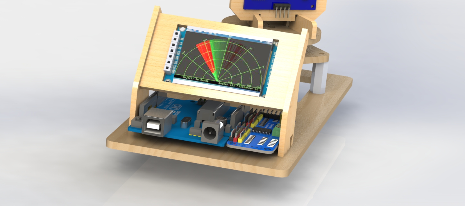 Arduino迷你雷达探测